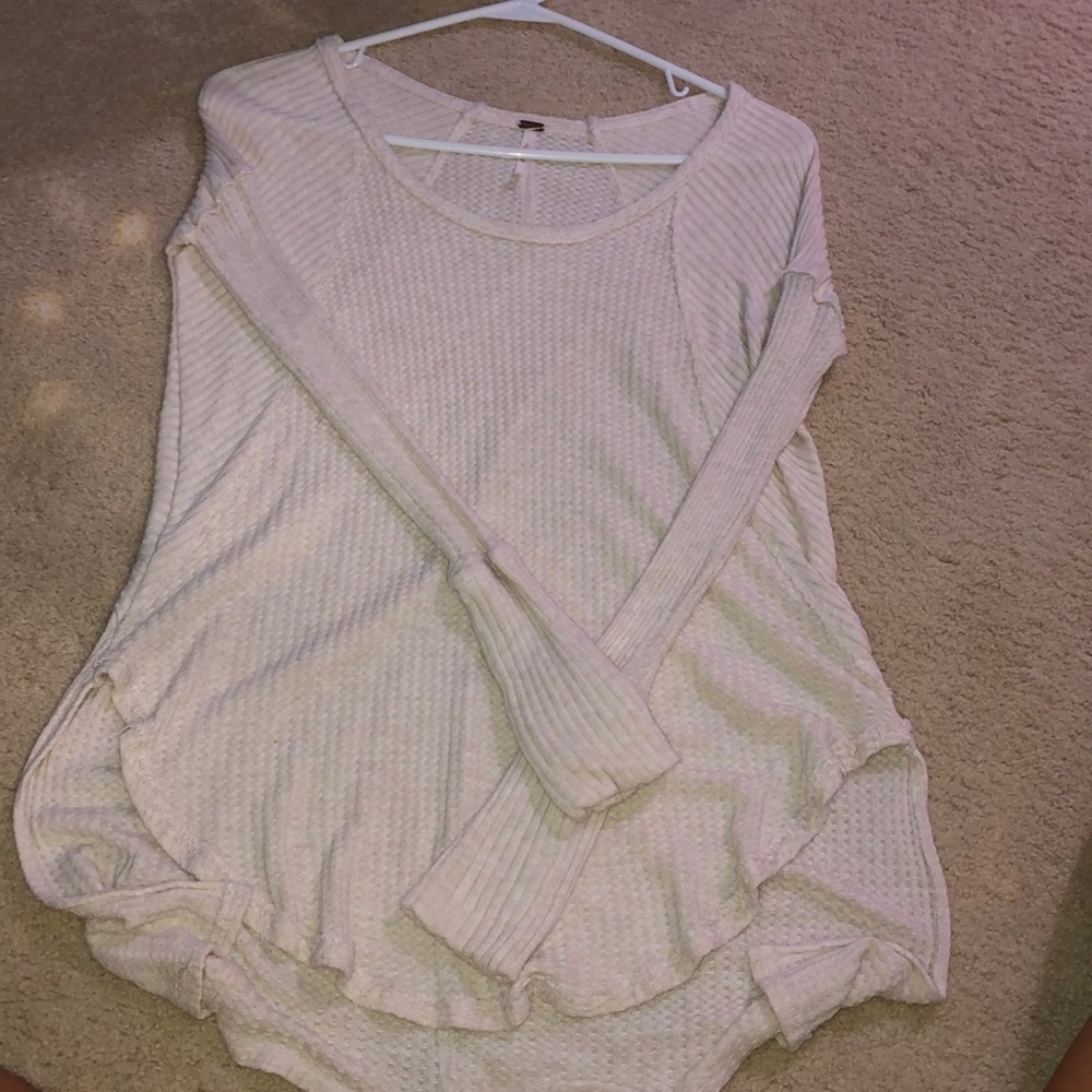 Free People White Sweater Size XS